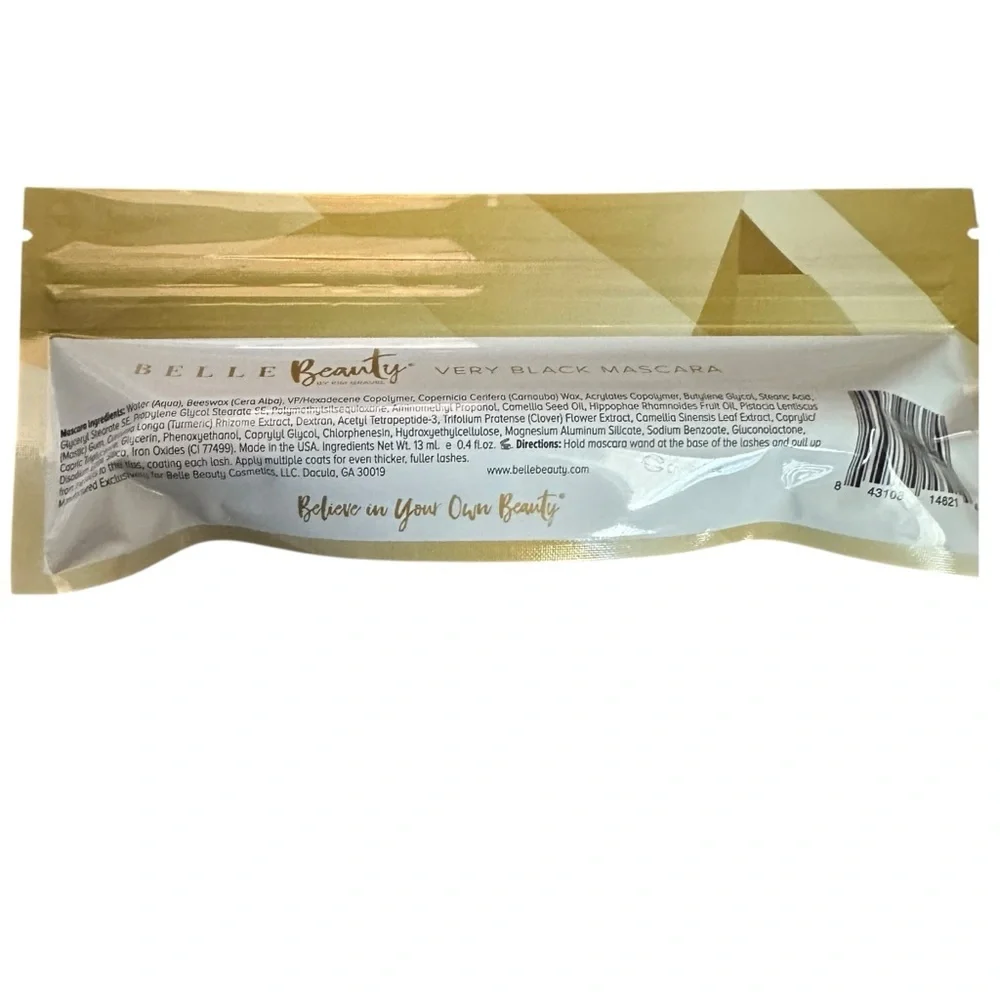 Belle‎ Beauty Very Black Mascara Full Size NIP